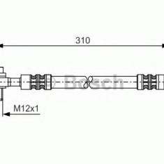 Conducta / cablu frana VW PASSAT (3B3) (2000 - 2005) BOSCH 1 987 476 308