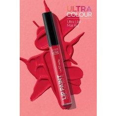 Lip Paint Lady In Red &ndash; Ruj mat hidratant pentru buze catifelate și confort