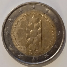 Moneda Franta - 2 Euro 2018 - Bleuet