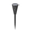 Lampa Solara Gradina Torta Flippy, Alb Rece 6000K, IP65, 41.5cm, ABS, 12h Autonomie, Rezistenta Apa, Fixare Sol