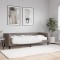 vidaXL Pat de zi cu saltea, gri taupe, 80x200 cm, textil 3196558