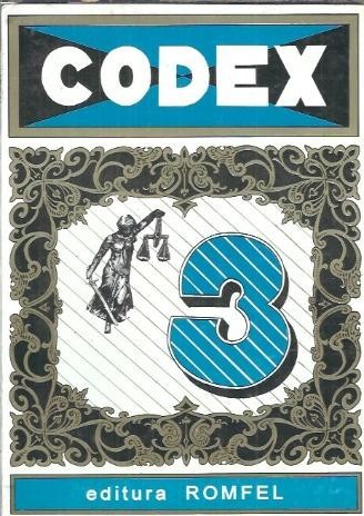 Codex. Culegere de legi (volumul 3)