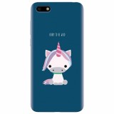 Husa silicon pentru Huawei Y5 Prime 2018, Horn To Be Wild Cute Unicorn