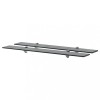 VidaXL Rafturi suspendate, 2 buc., 80 x 20 cm, sticlă, 8 mm 3051531
