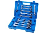 Set chei combinate cu clichet 8-19 mm, 12 piese, fara articulatie