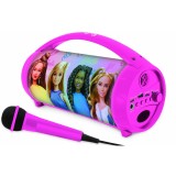 Boxa cu microfon si lumini, BARBIE