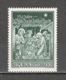 Austria.1968 150 ani liedul &quot;Stille nacht,heilige nacht&quot; MA.665, Nestampilat