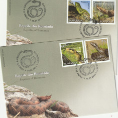 Romania 2011-FDC-Reptile din Romania