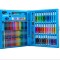 Set de pictura si desen pentru copii WePro Store, 150 piese, carioci, creioane colorate, pasteluri de ulei, acuarele