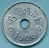 ROMANIA, 5 BANI 1906 J_aUNC-UNC * cod 115, Cupru-Nichel