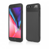 Husa Vetter pentru iPhone 8 Plus, 7 Plus, Smart Case Easy Grip, Negru