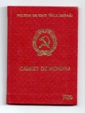 carnet de membru pcr partidul comuninst roman 1980 circulat folosit completat