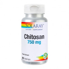 Chitosan 750mg, 60cps, Solaray foto