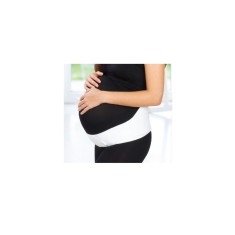 Centura abdominala pentru sustinere prenatala BabyJem Pregnancy (Marime: L, Culoare: Alb)