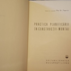 PRACTICA PLANIFICARII IN CONSTRUCȚII MONTAJ - FILIP POPOVICI