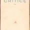 HST C1464 Critice III Critica impresionistă 1928 Lovinescu ediție definitivă