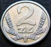 Moneda 2 ZLOTI - RP POLONA / POLONIA, anul 1989 * cod 2845 B, Europa, Aluminiu