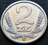 Moneda 2 ZLOTI - RP POLONA / POLONIA, anul 1989 * cod 2845 B