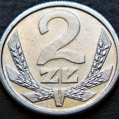 Moneda 2 ZLOTI - RP POLONA / POLONIA, anul 1989 * cod 2845 B