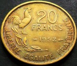 Cumpara ieftin Moneda istorica 20 FRANCI - FRANTA, anul 1952 * cod 4406, Europa