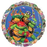 Balon folie Teenage Mutant Ninja Turtle rotund 43 cm, Anagram