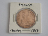 M3 C50 - Moneda foarte veche - Anglia - one penny - 1964, Europa
