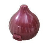 Cutie depozitare, pentru ceapa, plastic, rosu, 11 cm