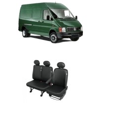 Huse Scaune din piele dedicate Vw LT 3 locuri (2+1) 1996-2006