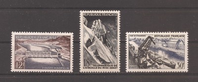 Franta 1956 - Realizări tehnice, MNH foto