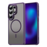 Husa Matte MagSafe pentru Samsung Galaxy S26 Ultra, protectie completa, contur Mov