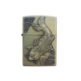 Bricheta Tip Zippo, 3D Relief, Metalica, Pescuit P1
