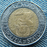 3c - 500 Lire 1997 Italia / moneda comemorativa Politie / Polizia di Stato, Europa
