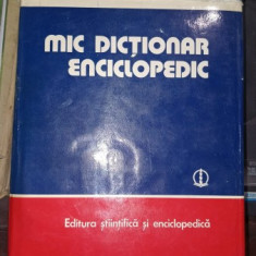 MIC DICTIONAR ENCICLOPEDIC EDITIA II BUCURESTI 1978