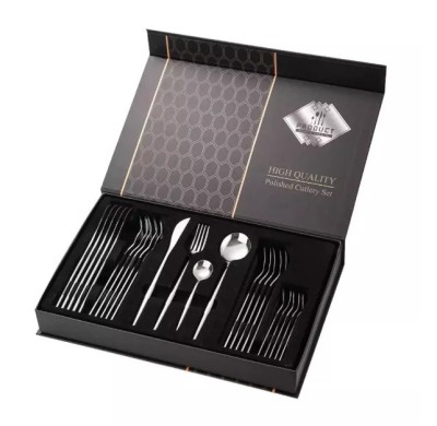 Set 24 tacamuri portungheze, Royal Inox, Argintiu foto