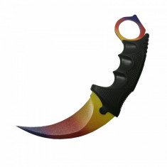 Cutit Karambit tricolor 18.5 cm foto