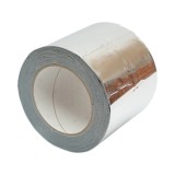Cumpara ieftin Banda argintie 0.6 x 100 mm x 10 m butilica autoadeziva cu folie aluminiu
