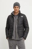The North Face geaca sport Huila culoarea negru, de tranzitie, NF0A85AE4GZ1