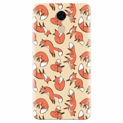 Husa silicon pentru Huawei Nova Lite Plus, Red Foxes foto