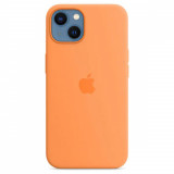Husa de protectie telefon Apple pentru Apple iPhone 13, Silicone Case, MagSafe, Marigold (Seasonal Fall 2021)