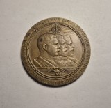 Medalie Scoala Superioara de Razboi 1939 - Regii Romaniei Carol II, Ferdinand si Carol I