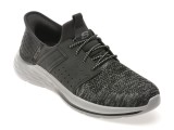 Pantofi sport SKECHERS negri, GARNER, din material textil