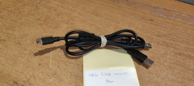Cablu 2Usb - mini Usb 90cm foto