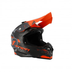 Casca moto enduro negru-rosu mat TRENDY T-904, marimea XL