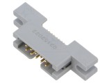 Mufă IDC tată PIN: 10 IDC pt.cablu-bandă 1,27mm aurit 1A 4600
