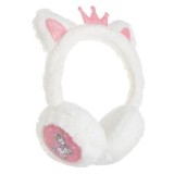 Aparatori de urechi cu blana artificiala, Model Unicorn cu Coronita, pentru Fete, CMCLASS