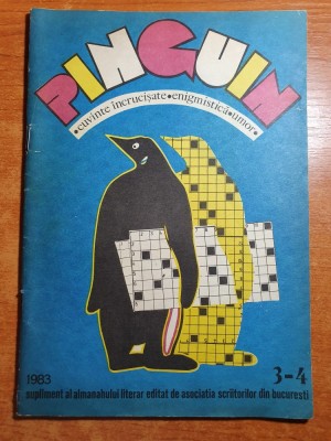 revista pinguin nr.3-4/1983 - numar dublu - total necompletata foto