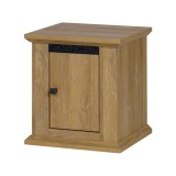Cumpara ieftin Noptiera din mdf maro stejar grand Leon 45x40x48 cm
