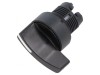 Comutator Rotativ 22mm 1 Negru fără IP66 3 Pozitii