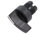 Comutator Rotativ 22mm 1 Negru fără IP66 3 Pozitii