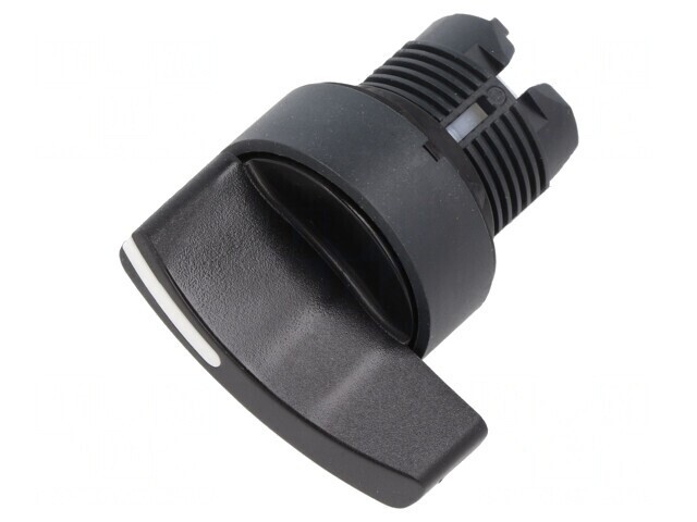 Comutator Rotativ 22mm 1 Negru fără IP66 3 Pozitii